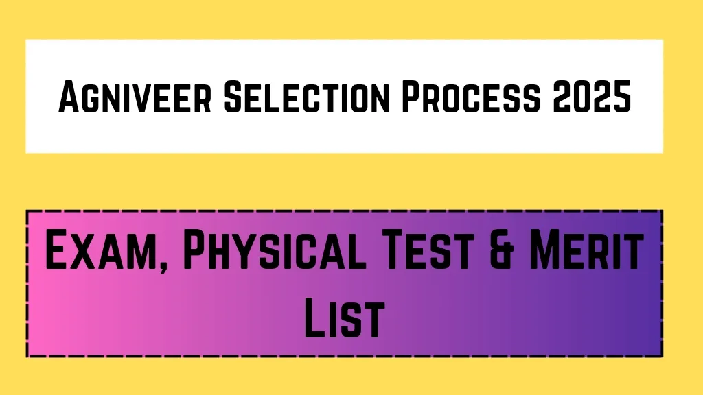 Agniveer Selection Process 2025