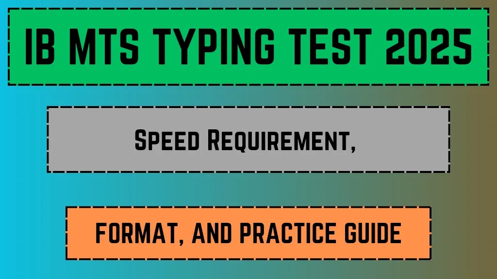 IB MTS Typing Test 2025